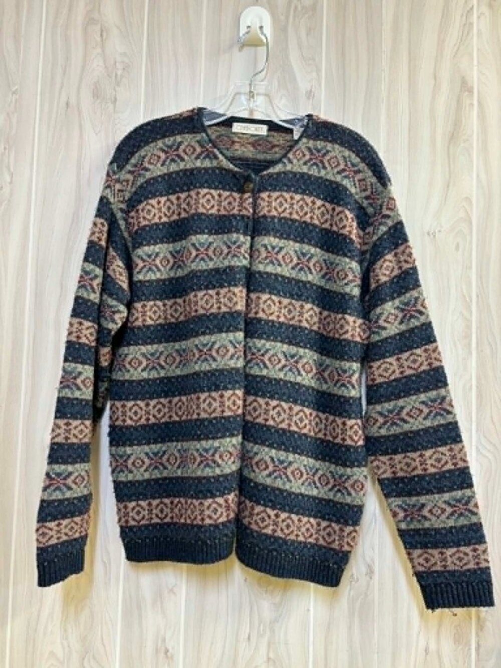 Vintage Cherokee Button up Knit Sweater